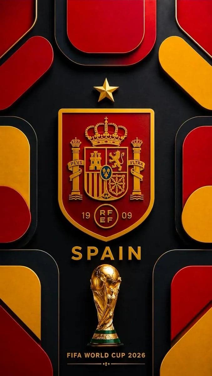 Ultra-premium FIFA World Cup 2026 poster in a luxury 3D layered geometric design…؛ عکس ساخته‌شده با هوش مصنوعی و پرامپت فارسی در Axeto