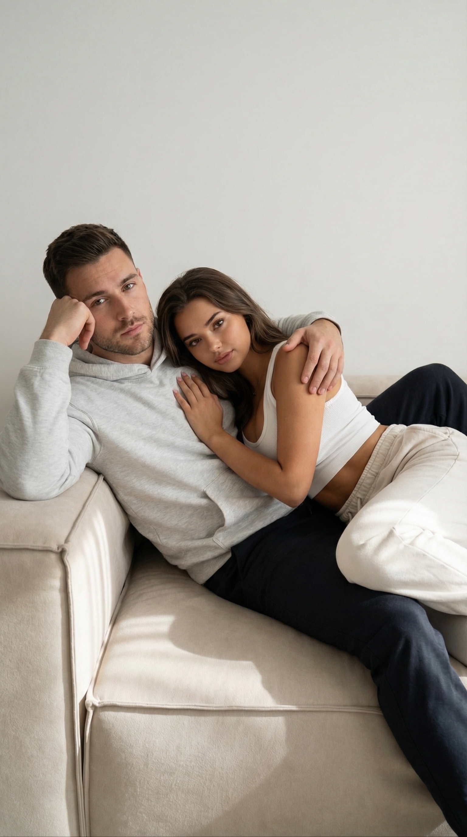 Intimate Couple's Tender Moment | پرامپت تصویر هوش مصنوعی