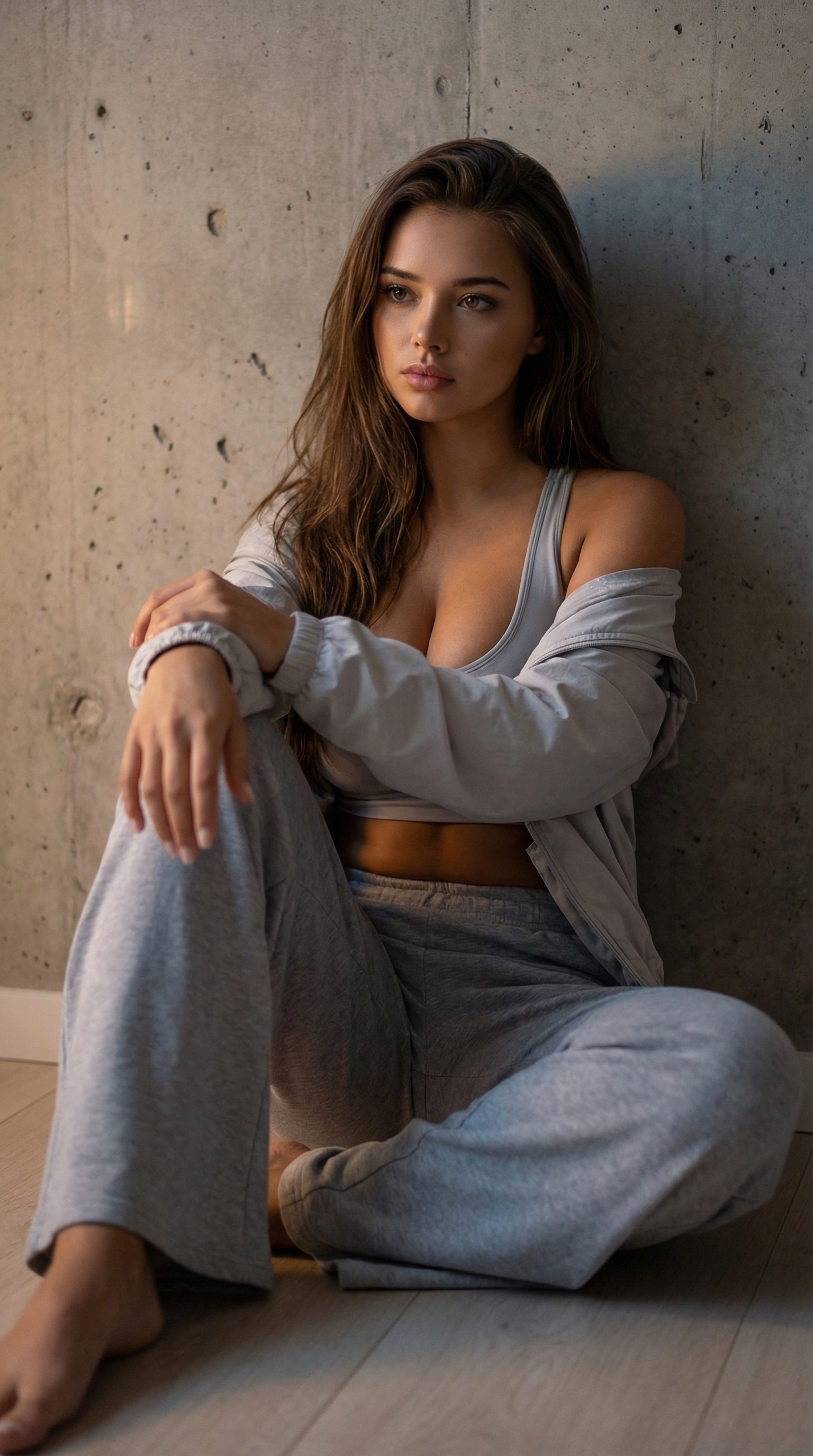 Contemplative Woman in Soft Light | پرامپت تصویر هوش مصنوعی