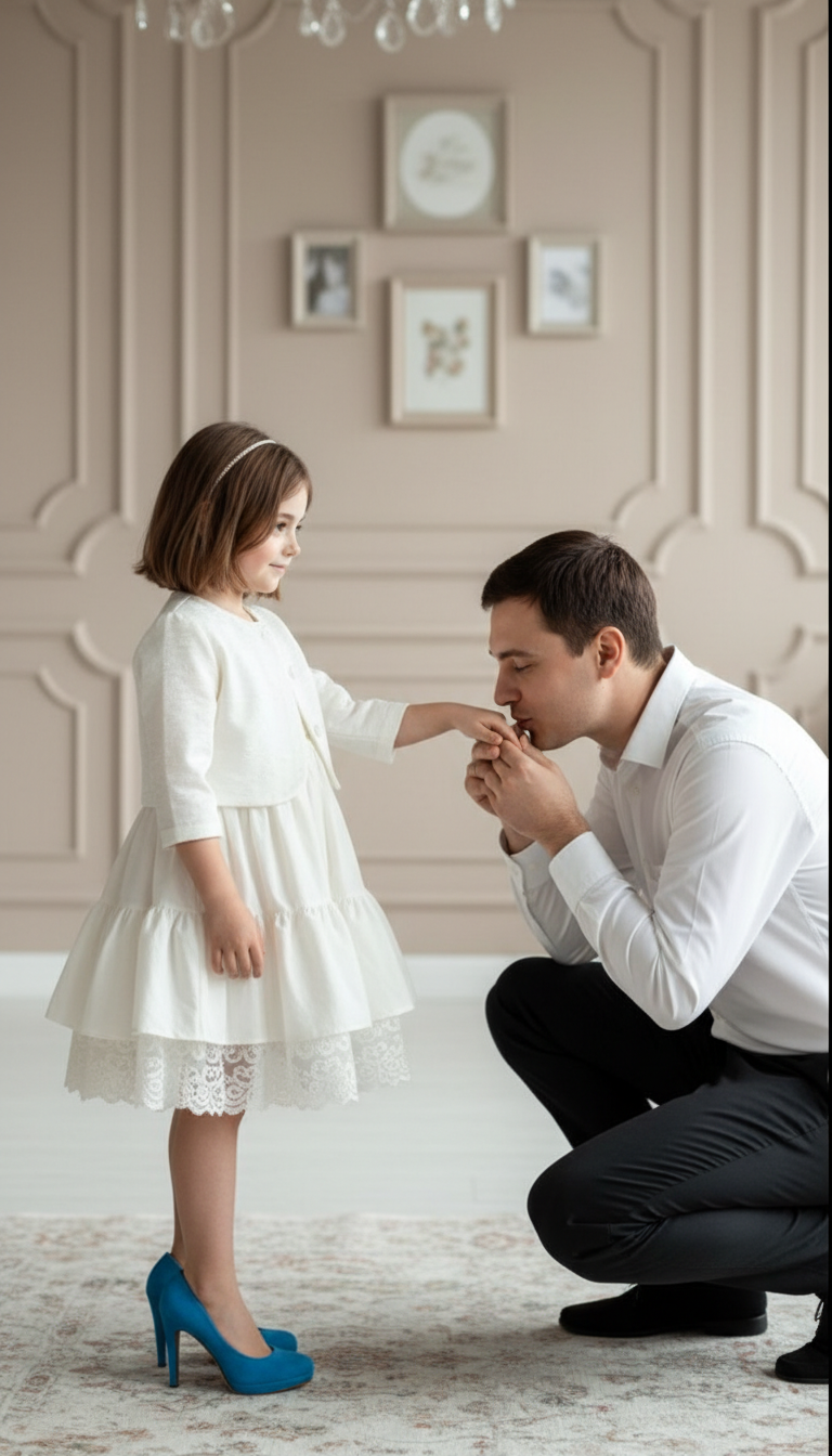 Father's Princess First Dance Lesson | پرامپت تصویر هوش مصنوعی