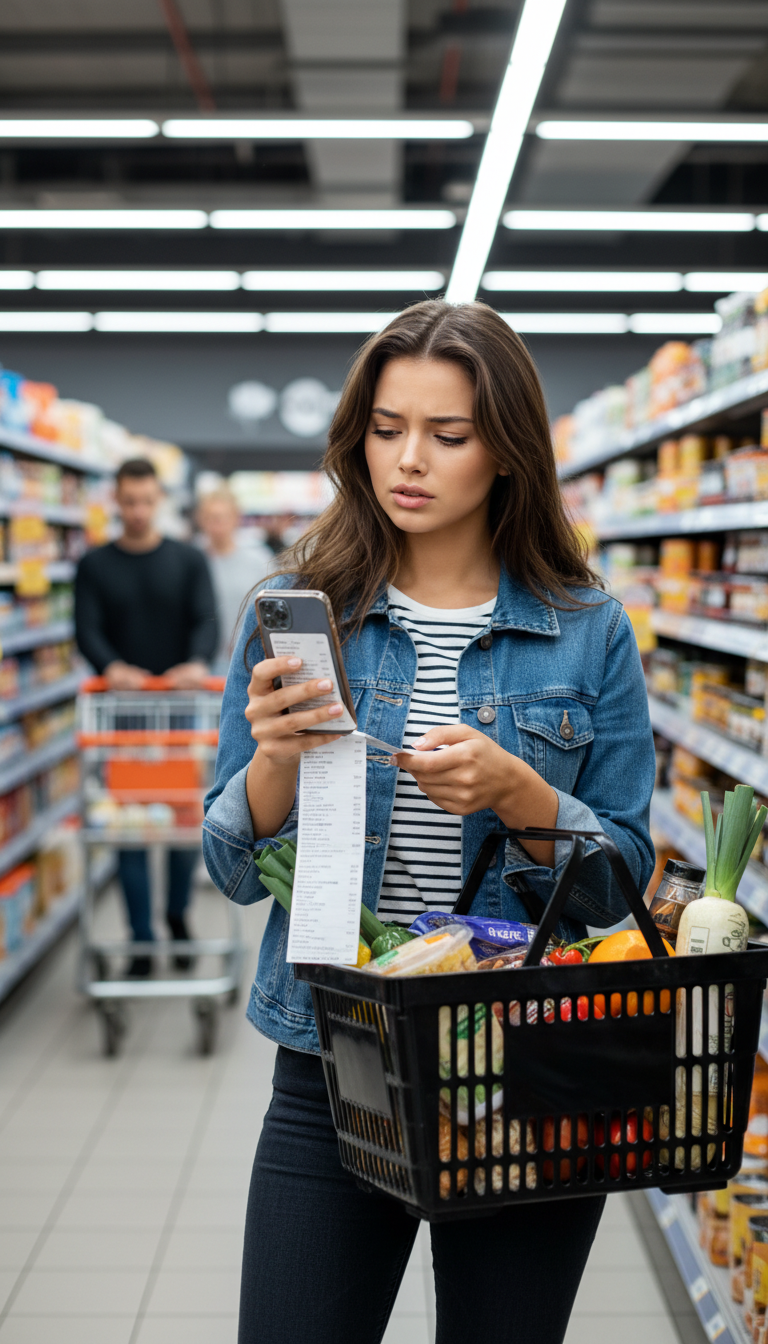 Stylish Shopper's Whimsical Transformation | پرامپت تصویر هوش مصنوعی