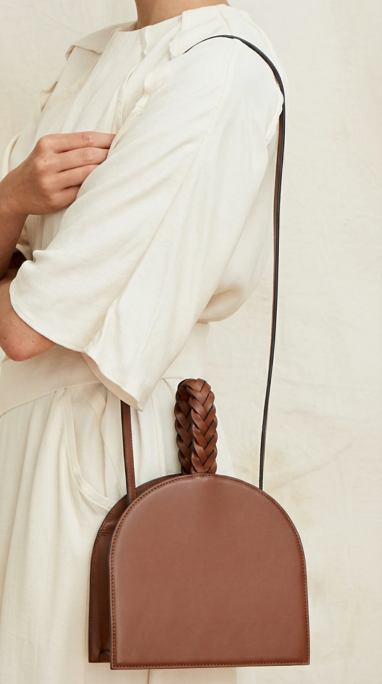 Braided Leather Elegance Poster