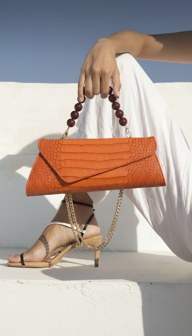 Vibrant Textured Tote Spotlight Poster