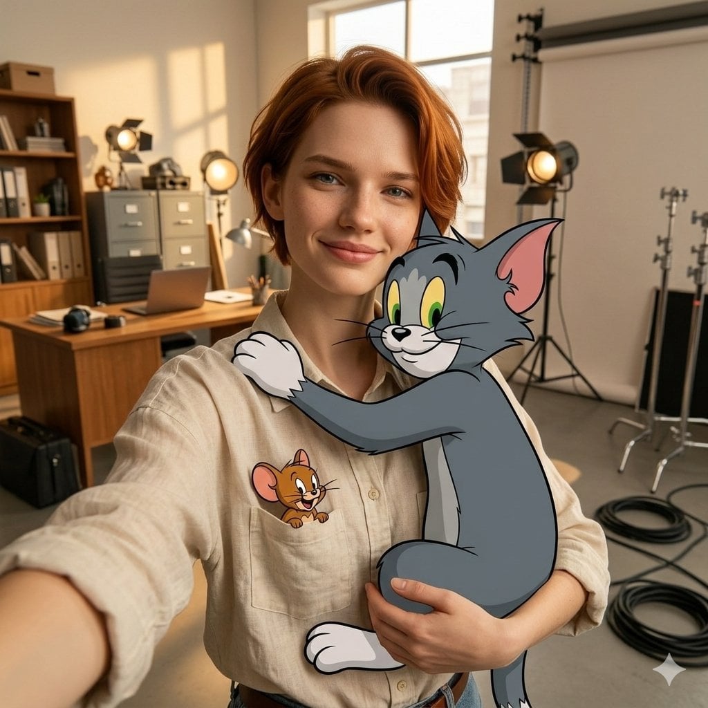 A Realistic First Person (Pov) [Hero Subject: Selfie Taken With An Outside Arm], [Hero Subject: In The Same Clothes As I