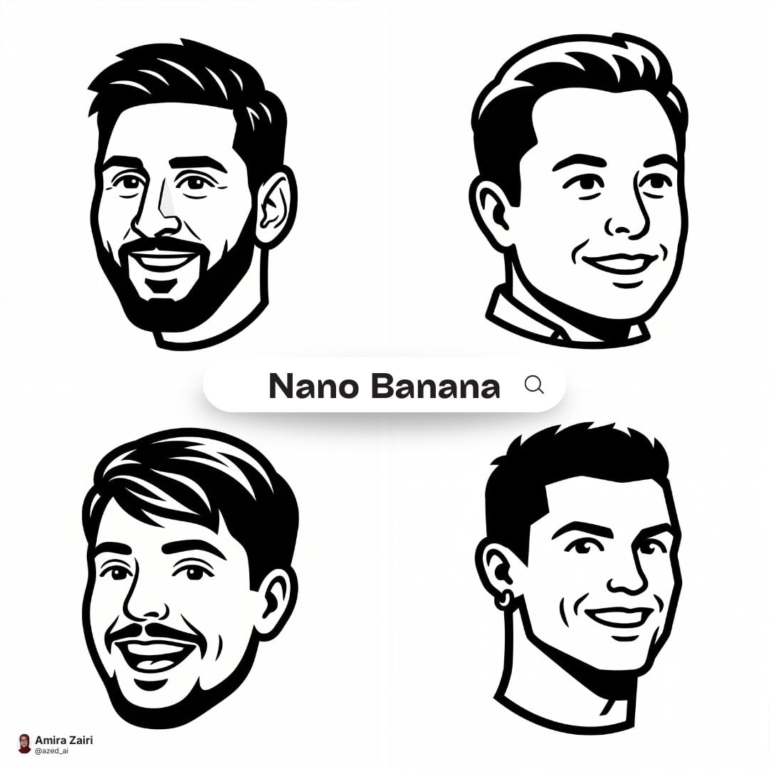 Create a clean high-contrast vector mascot icon in Notion-style artwork based on [person description]. Show only the hea