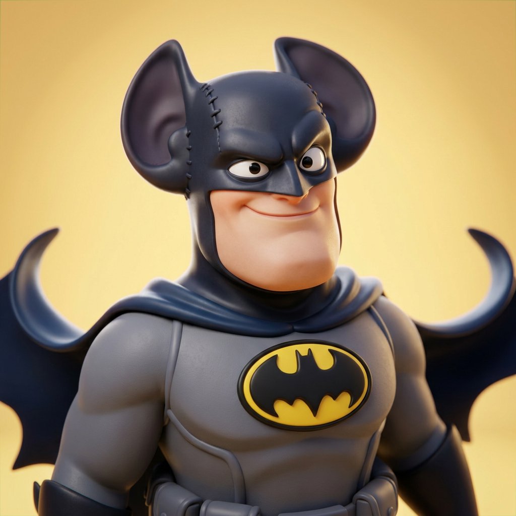 High-quality stylized 3D CGI big-head cartoon render of [Hero Subject: Harry Potter], square profile picture composition