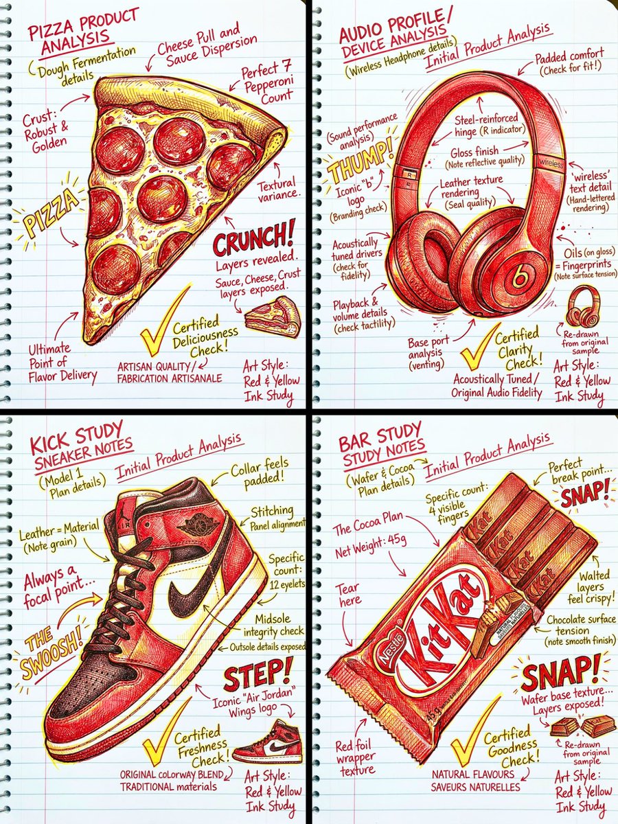 Use the image I sent. Create a hand-drawn portrait illustration with red and yellow pen on notebook paper, inspired by c