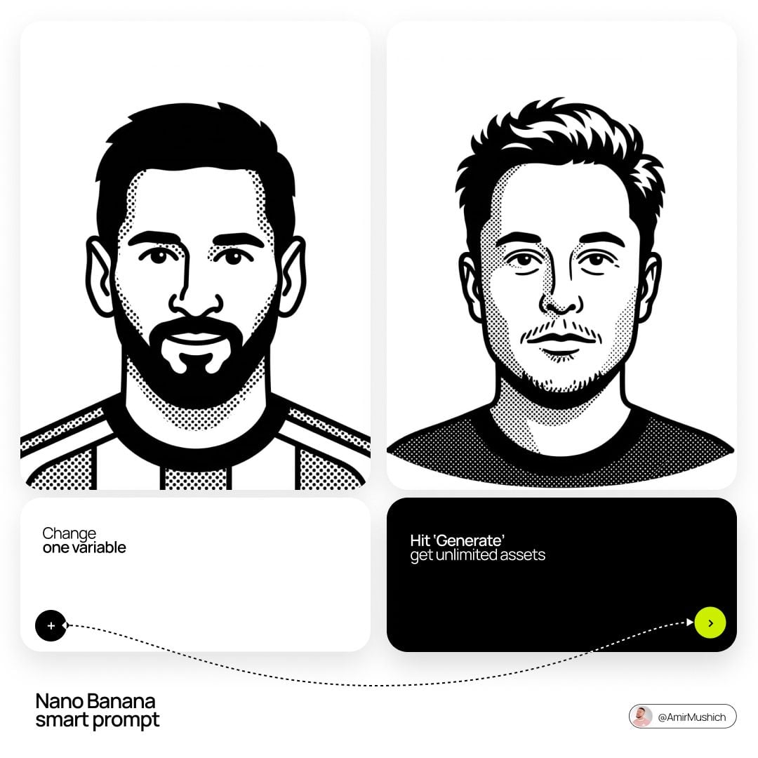 A minimalist, black-and-white flat vector illustration portrait of [NAME], rendered in the expressive [Brand Name: Notio