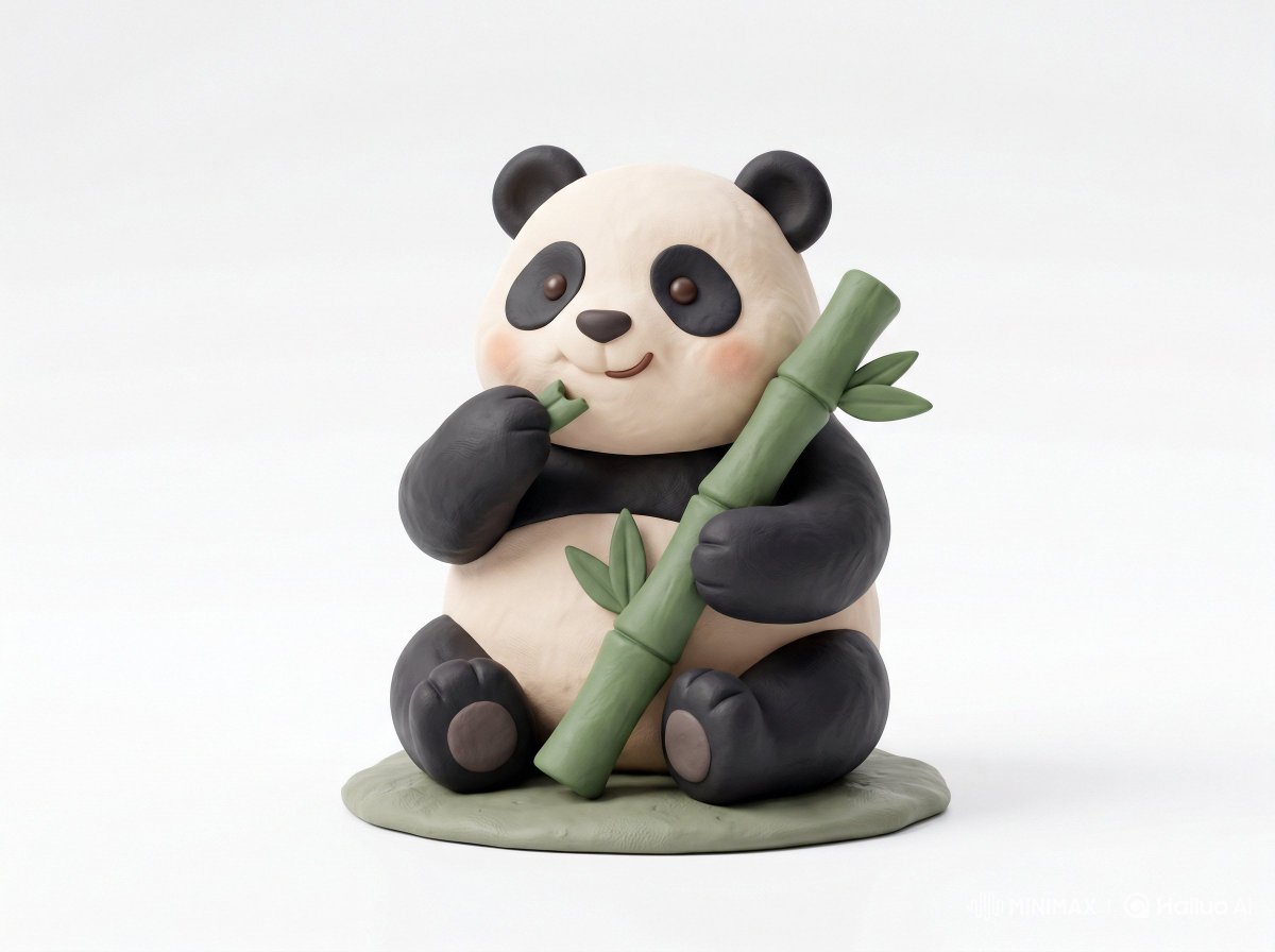 Cute 3D render of a [subject], matte surface, kneaded clay icon style, simple stylized design, [doing action], [emotion 
