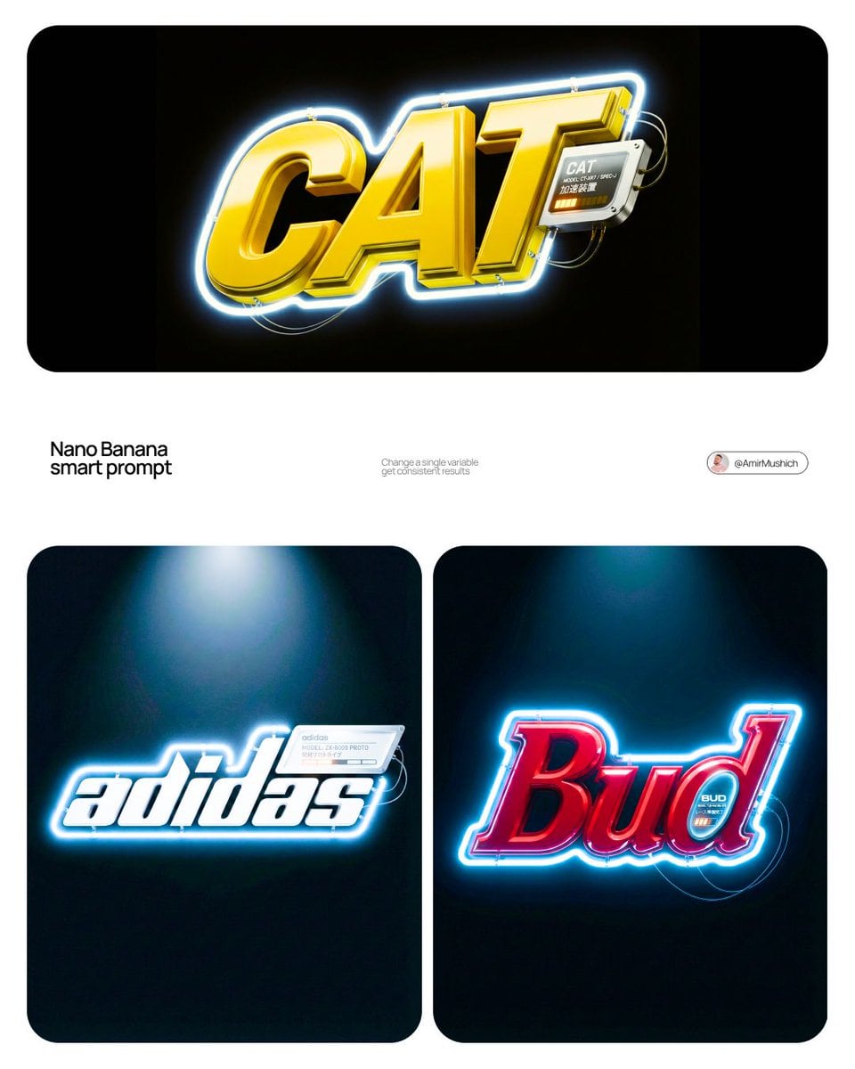 [BRAND NAME] | [COLOR]

Act as a 3D Motion Graphics Director and CGI Type Artist specializing in Japanese streetwear, Y2