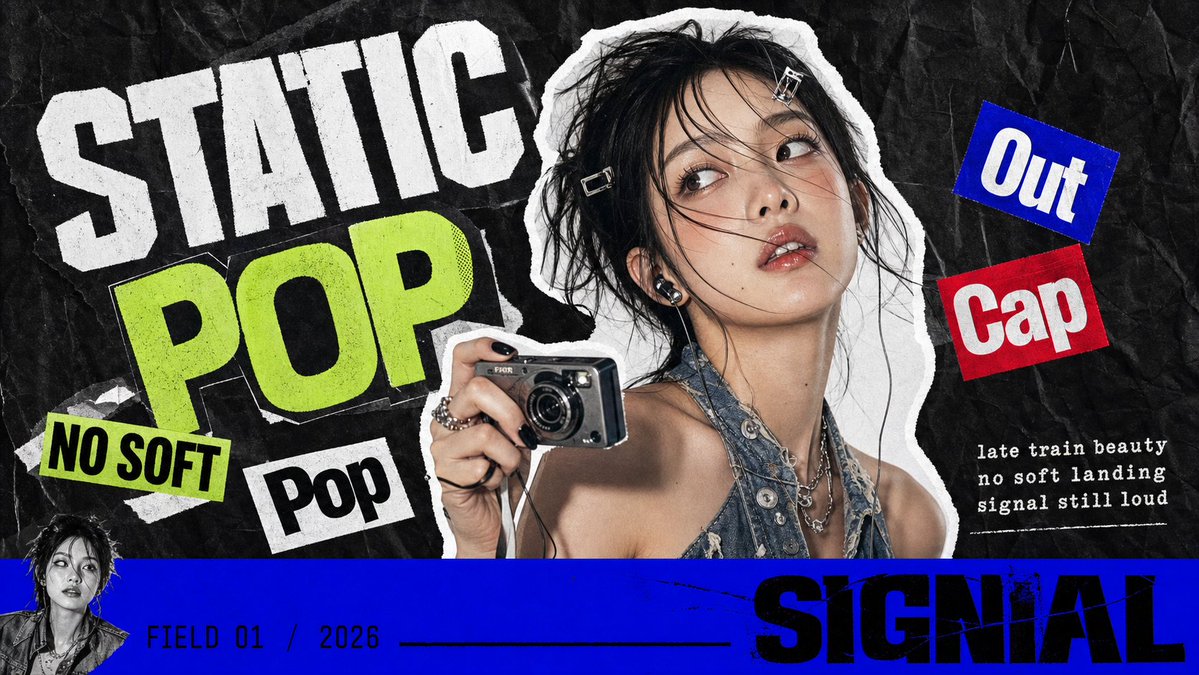 Create a 9:16 K-pop apocalypse ransom zine poster featuring [SUBJECT] [SUBJECT_ACTION], styled in [WARDROBE_STYLE], with