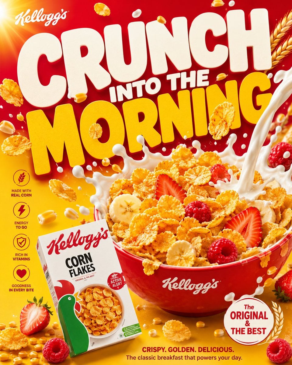 **GOLDEN MORN VIRAL FMCG POSTER CAMPAIGN SYSTEM**
**[Title: START GOLDEN. STAY STRONG.]**

ACT AS:
A senior global FMCG 