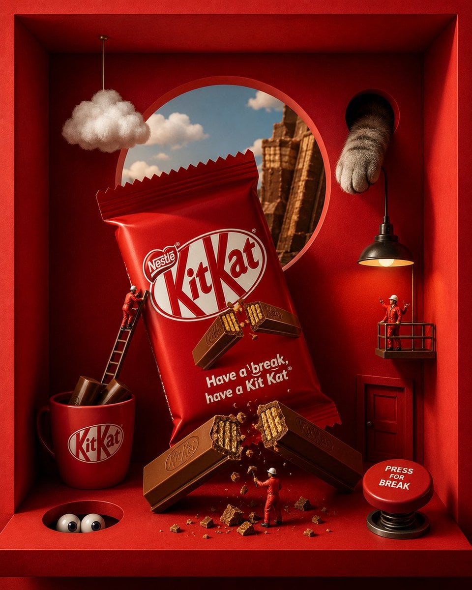 ACT AS:
A world-class luxury commercial art director, surreal product photographer, cinematic set designer, and premium 