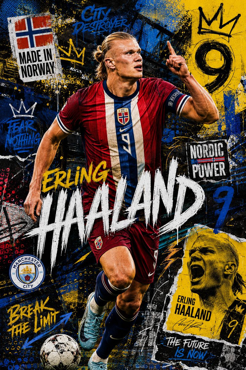 A dynamic mixed-media football poster featuring James Rodríguez in Colombia’s national team colors, designed with a bold