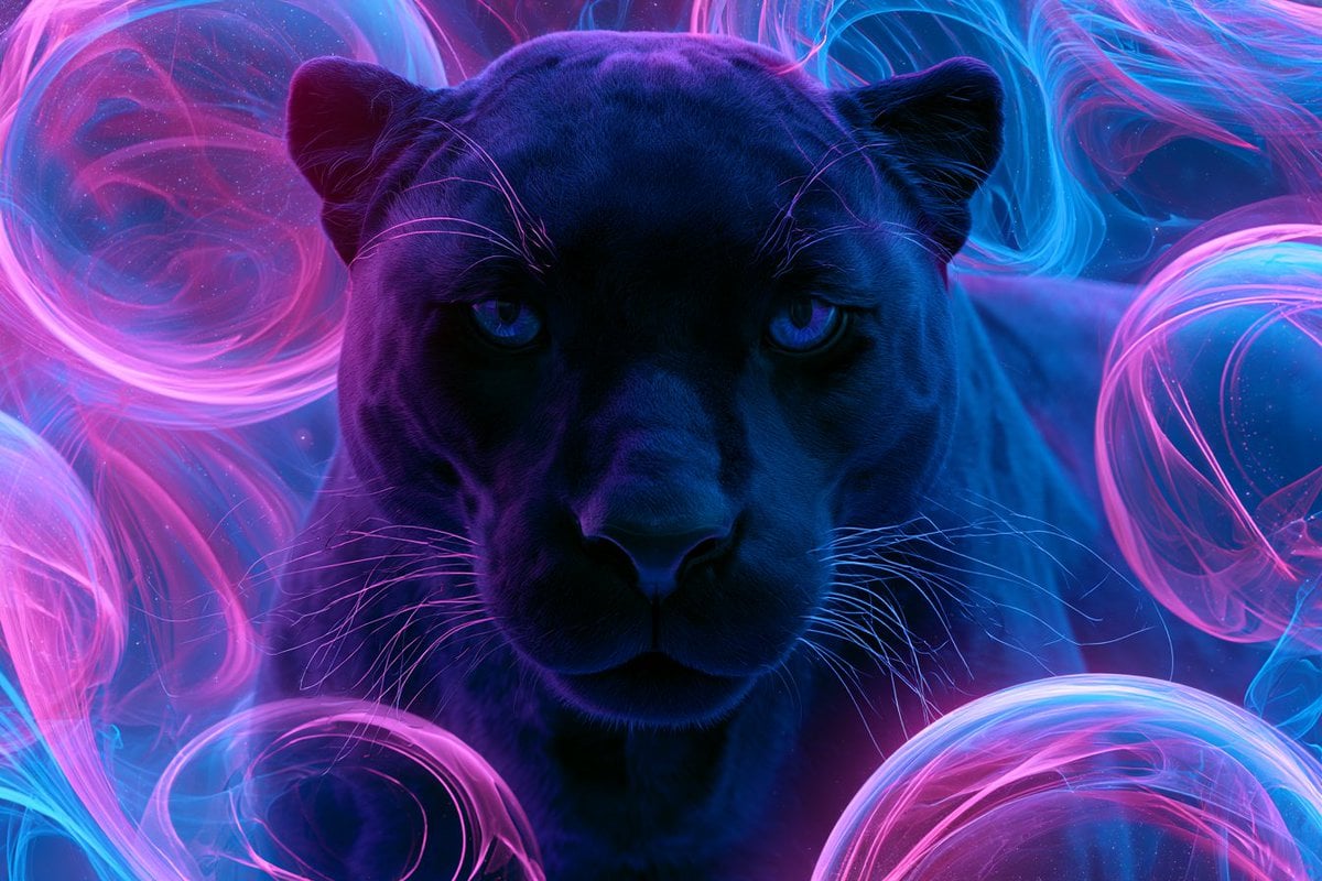 [Subject] presented in a Futuristic Neon Orbital Odyssey, with swirling light orbs evoking a sense of movement and dynam