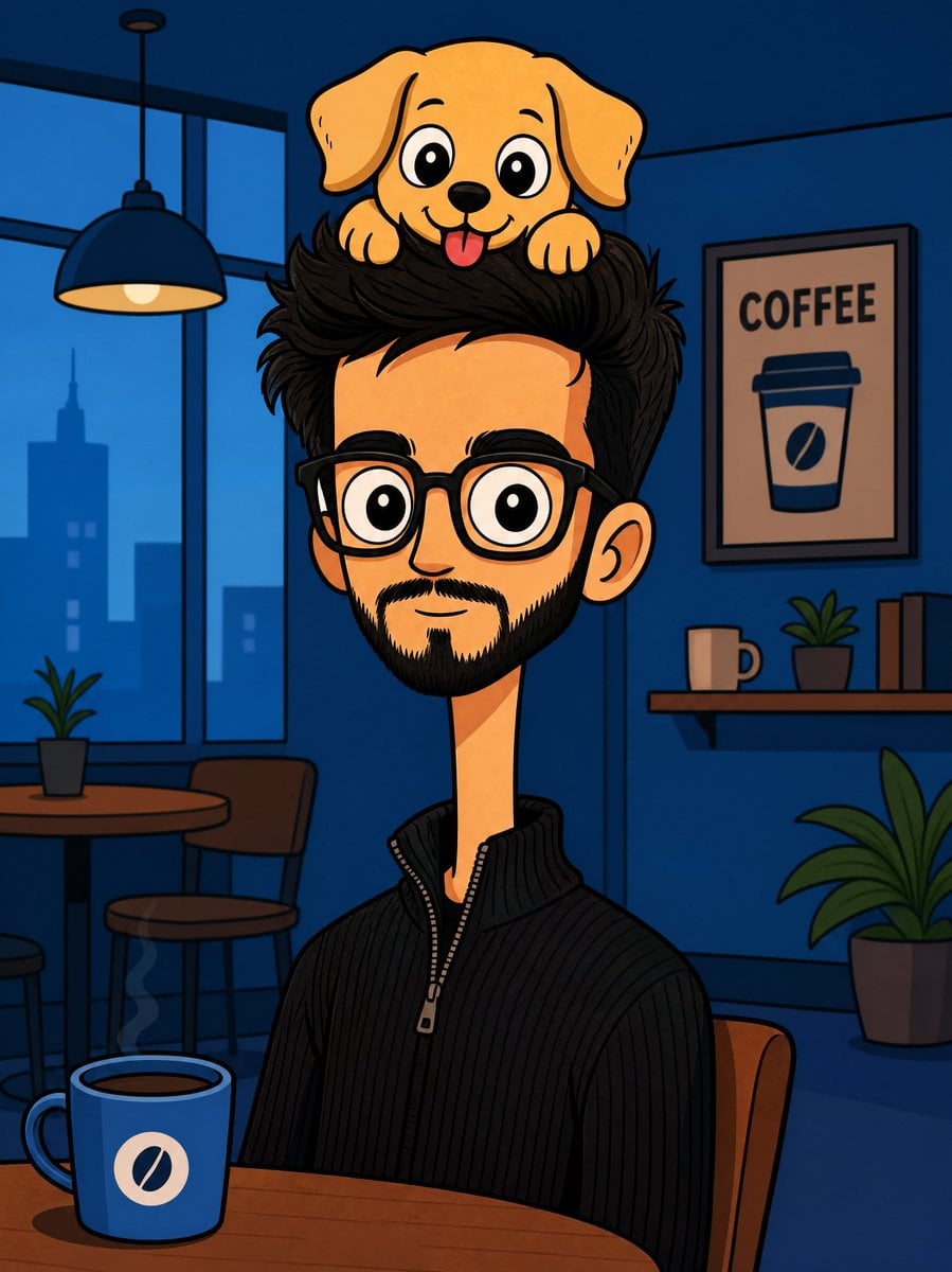 Vertical bizarre flat cartoon portrait of [Boy From Photo] with a high geometric head shape, a long narrow neck, huge ro