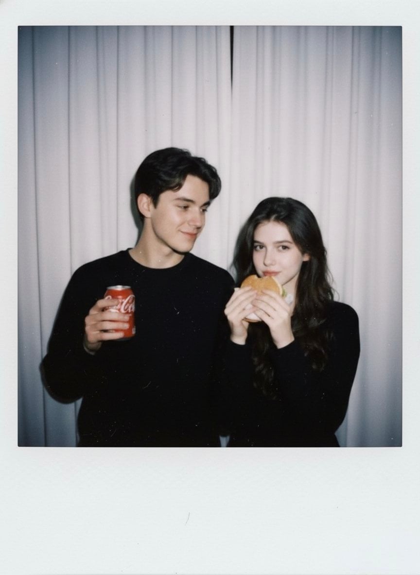 { "type": "image_generation_prompt", "style": "Polaroid-style candid photography…