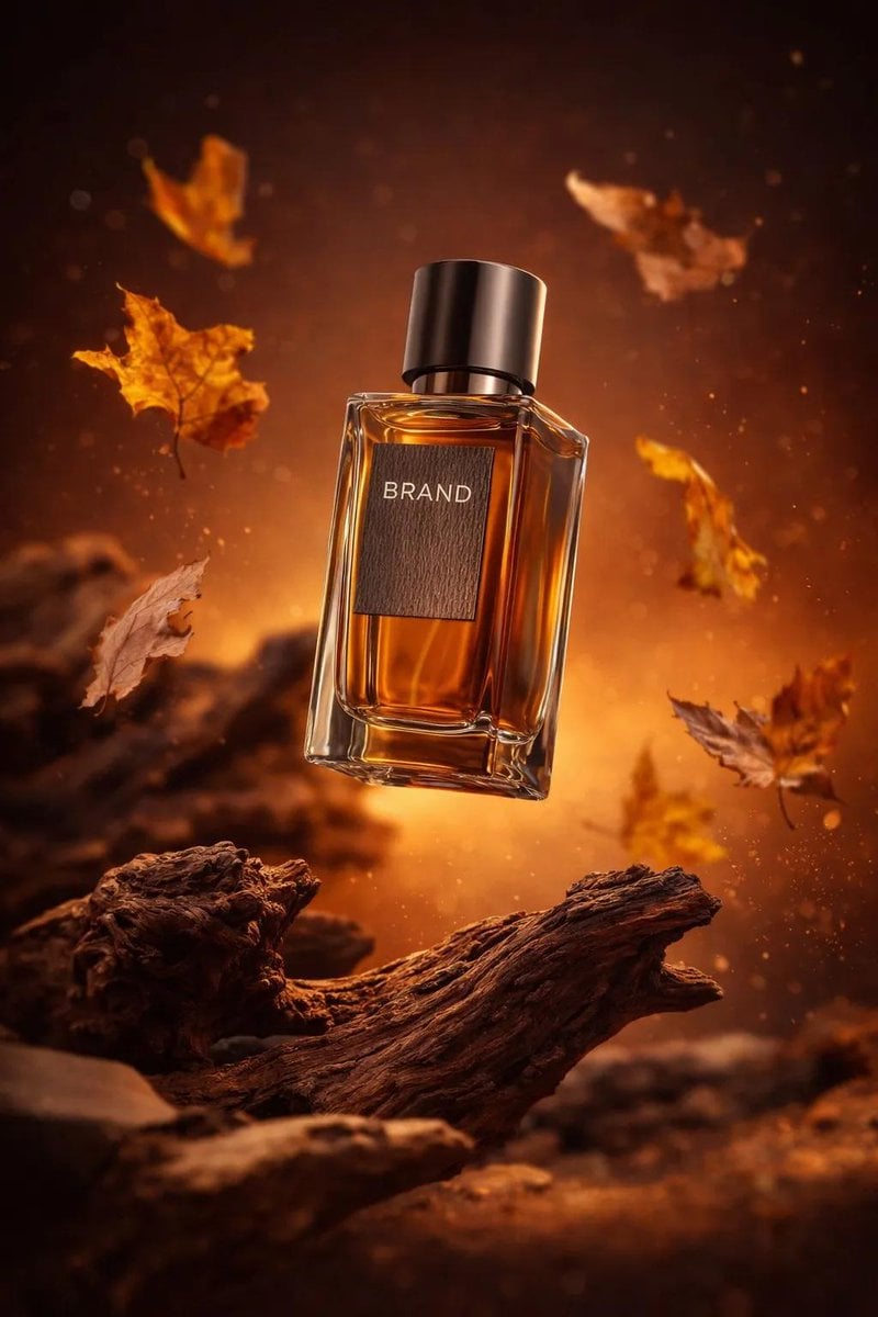 Ultra-realistic luxury perfume product shot (9: 16, 4K). A clear rectangular gla… (2)