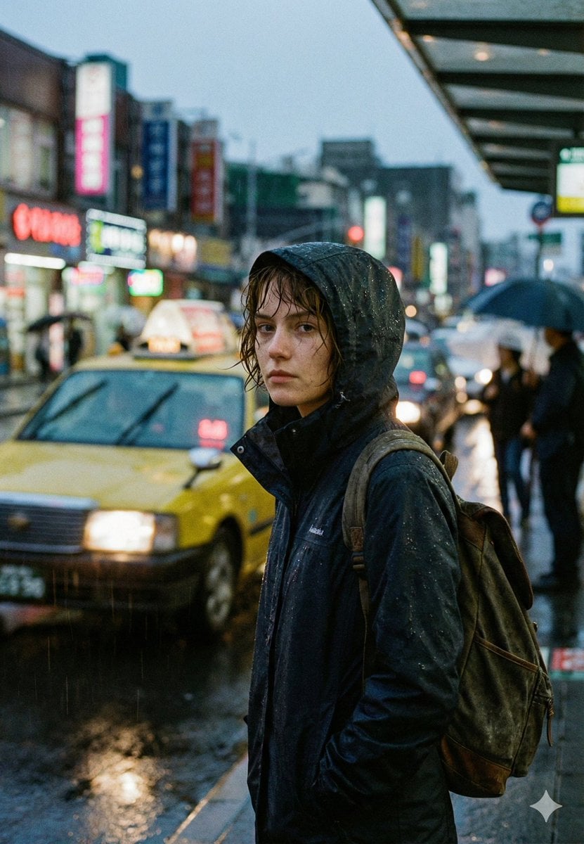 { "project_type": "cinematic_image", "title": "[Title: Rain Doesn’t Pause the Ci…
