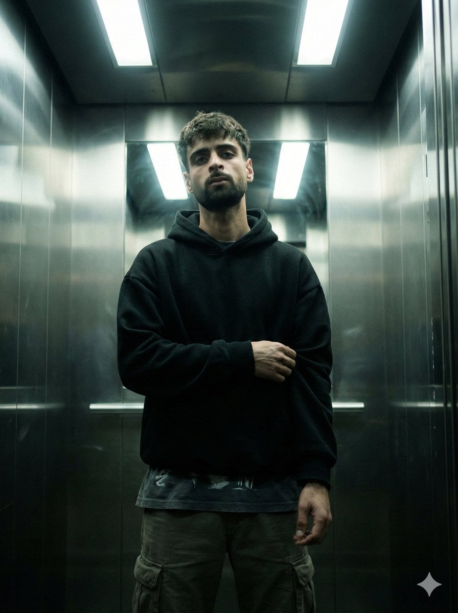 { "genre": "cinematic urban realism", "mood": ["tense", "cold", "isolated", "qui…