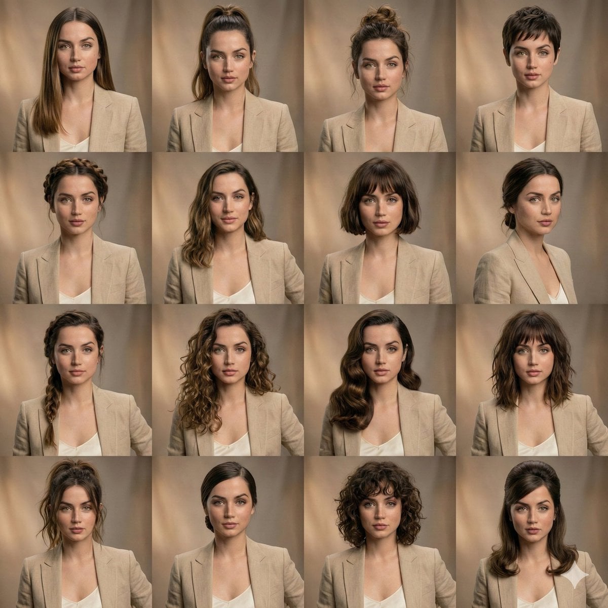 { "scene_type": "editorial beauty collage", "subject": { "identity_lock": true, …