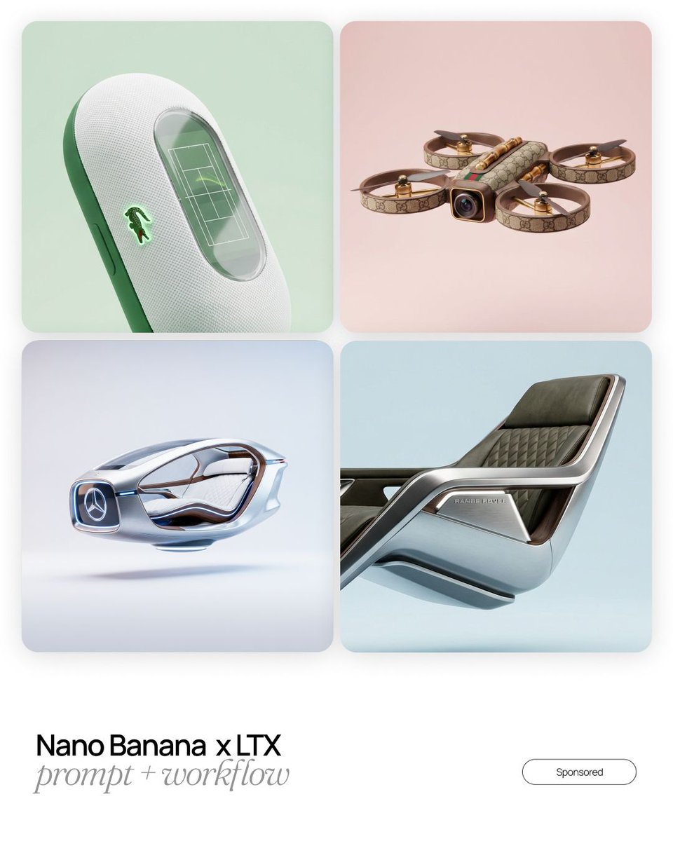 [Brand Name] design language, object reimagined as an unexpected flagship produc…
