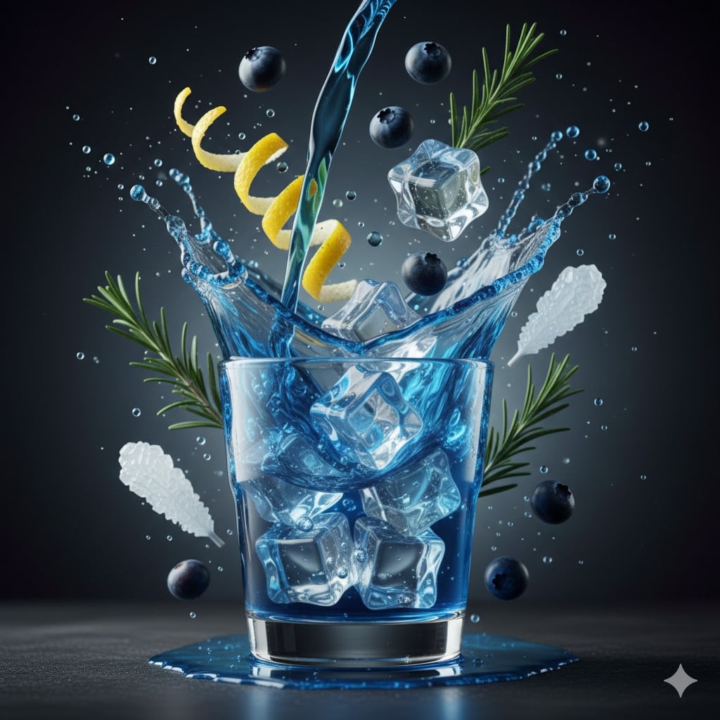 Hyper-realistic food photography, ultra high-definition, dynamic floating ingred…