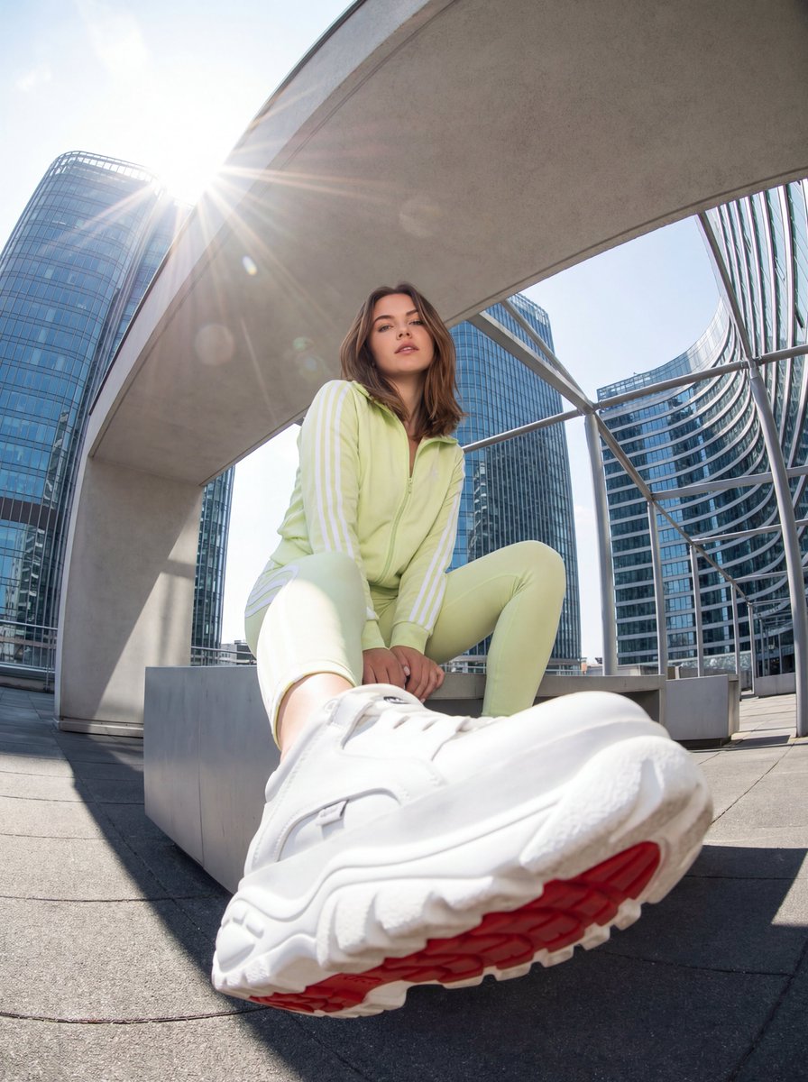 "scene_description": { "location": "Urban rooftop or high vantage point with a b…
