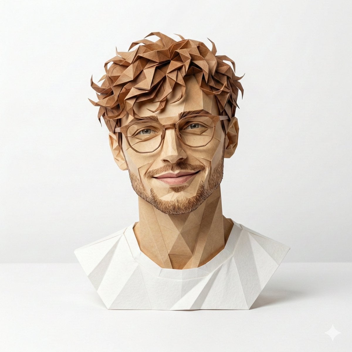 A hyper-detailed, origami-style version of a person, folded from high-quality pa… (1)
