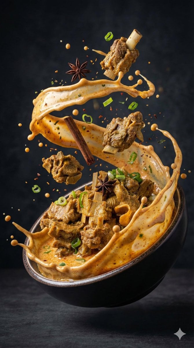 { "image_prompt": { "subject": "Rich Asian soup", "action": "Ingredients explodi… (2)