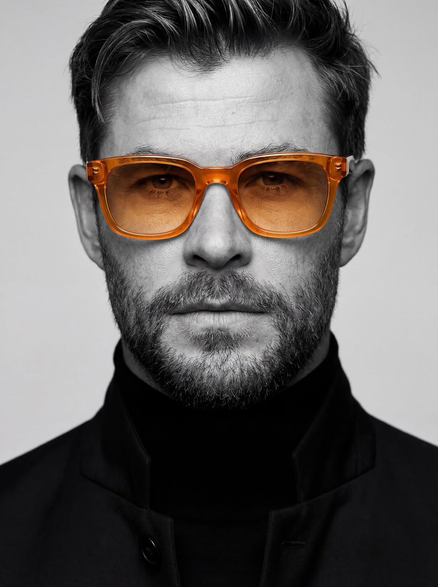Ultra-realistic studio portrait of a man, close-up headshot, centered compositio…