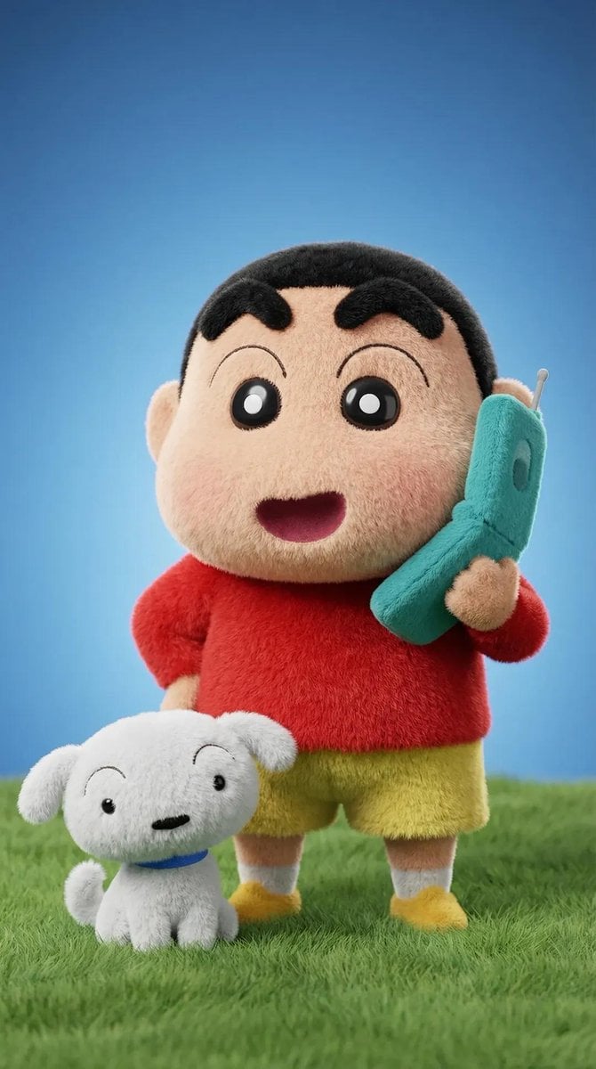 Ultra-detailed 3D plush cartoon character, inspired by classic animated TV style… (3)