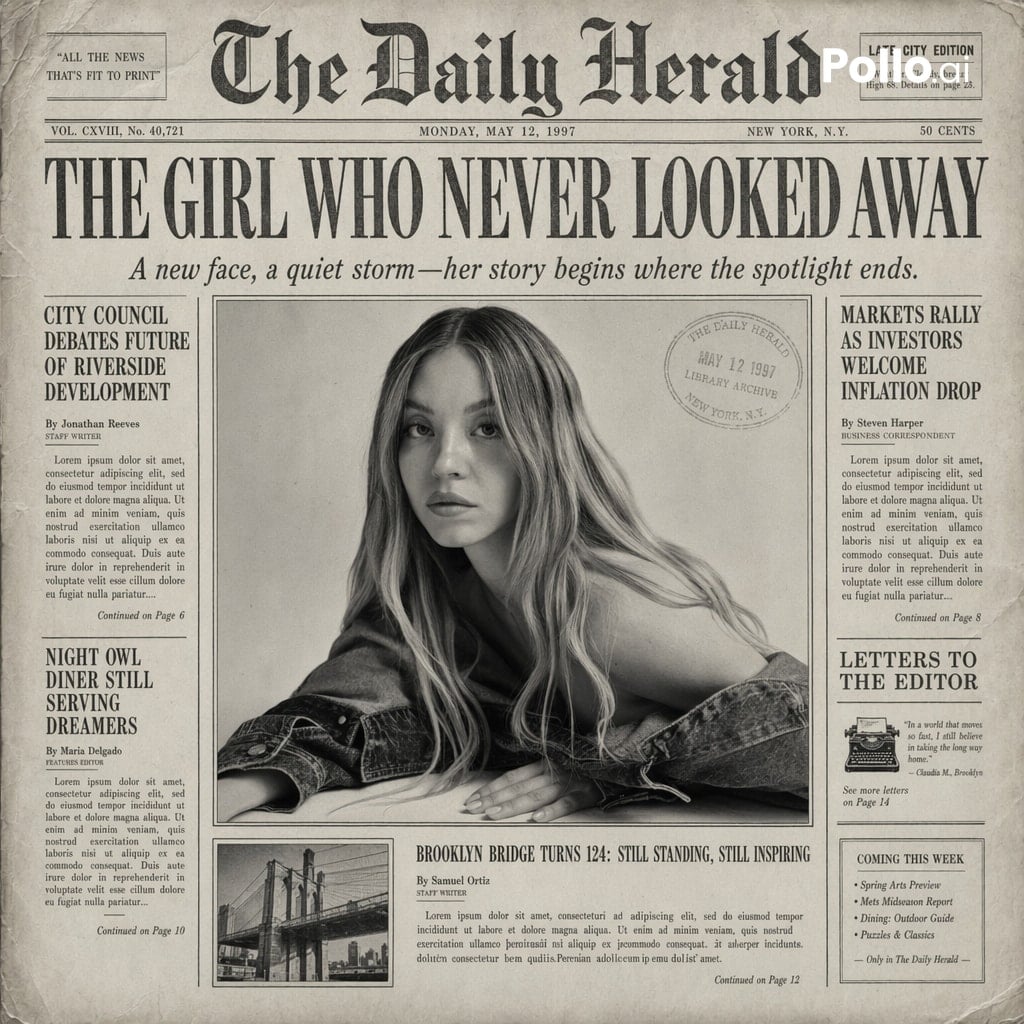Create the most realistic front page design of a vintage newspaper featuring the… (3)