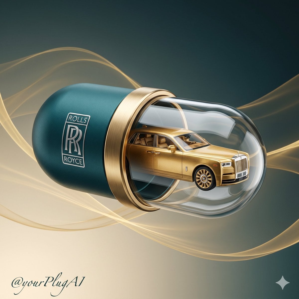 A hyper-realistic macro commercial product photograph of a large [capsule/dome/d… (2)