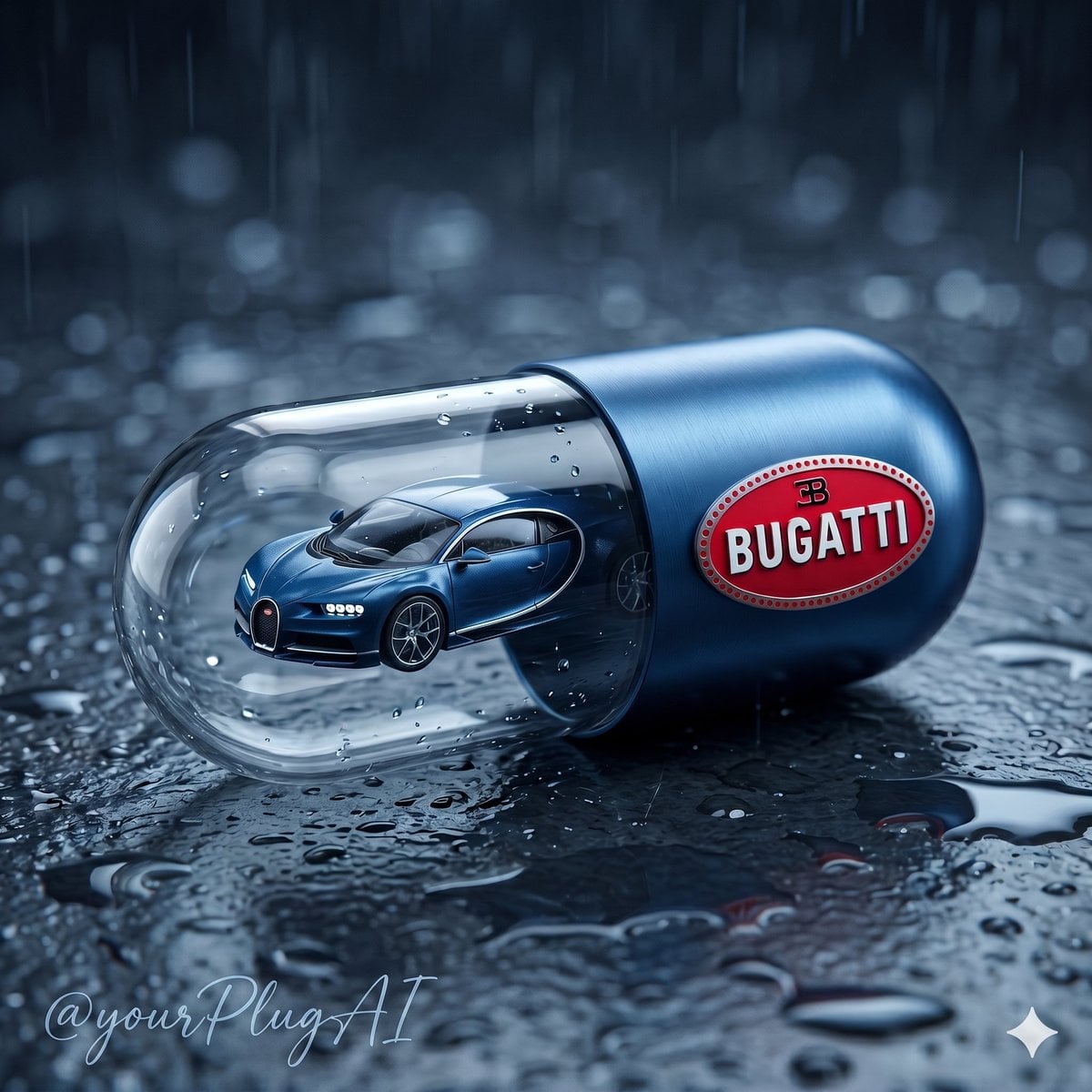 A hyper-realistic macro commercial product photograph of a large [capsule/dome/d… (4)