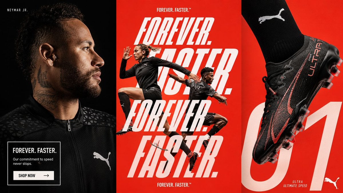 [Brand Name] Act as a Senior Brand Art Director creating a horizontal triptych h…