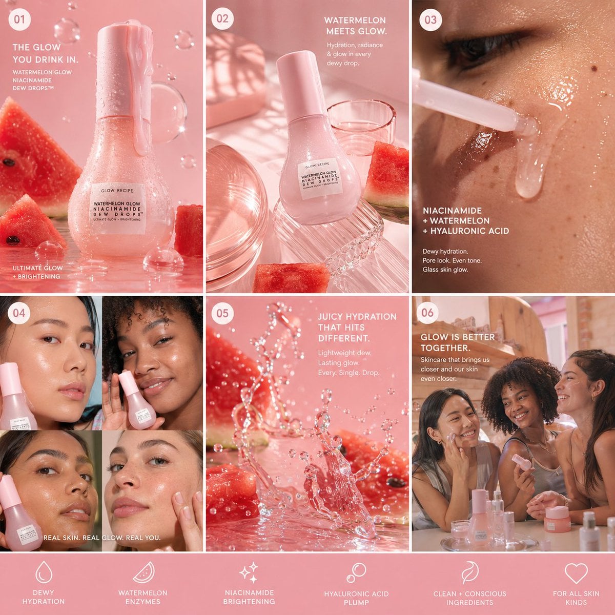 MASTER CREATIVE JUMBO PROMPT - GLOW RECIPE “REAL SKIN. DREAM GLOW.” CAMPAIGN Ult…