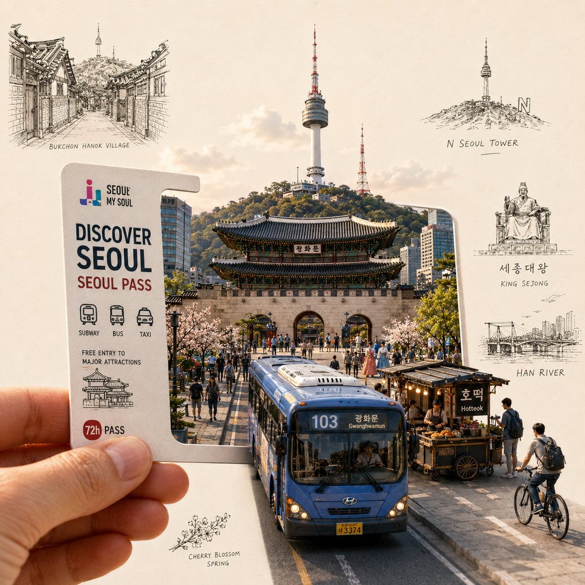 Create a highly detailed, premium travel-art illustration featuring a hand holdi… (3)