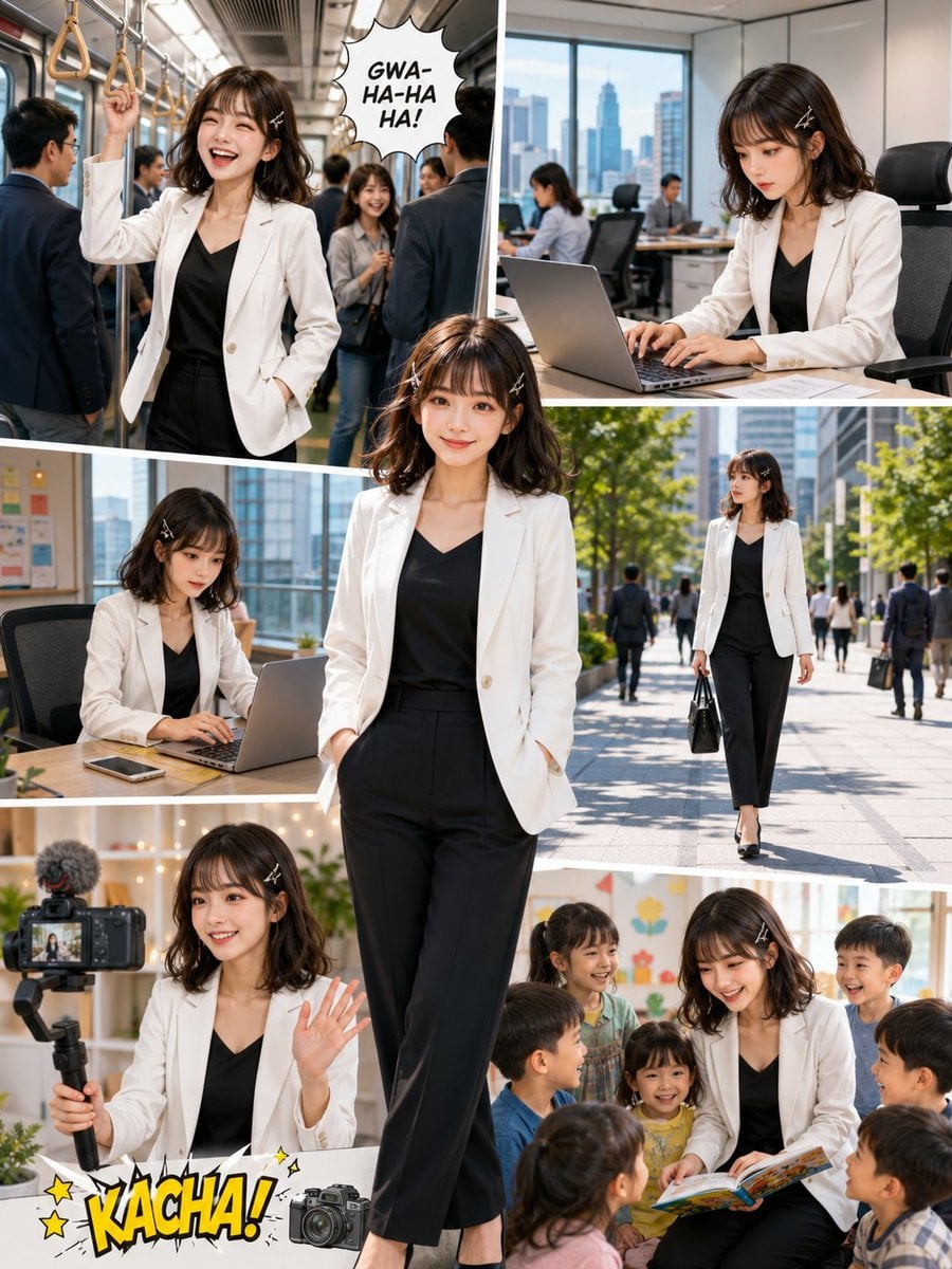 "title": "Corporate Lifestyle Manga-Style Photo Collage", "image_type": "multi-p…