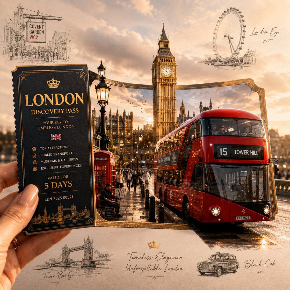 Create a highly detailed, premium travel-art illustration featuring a hand holdi… (2)