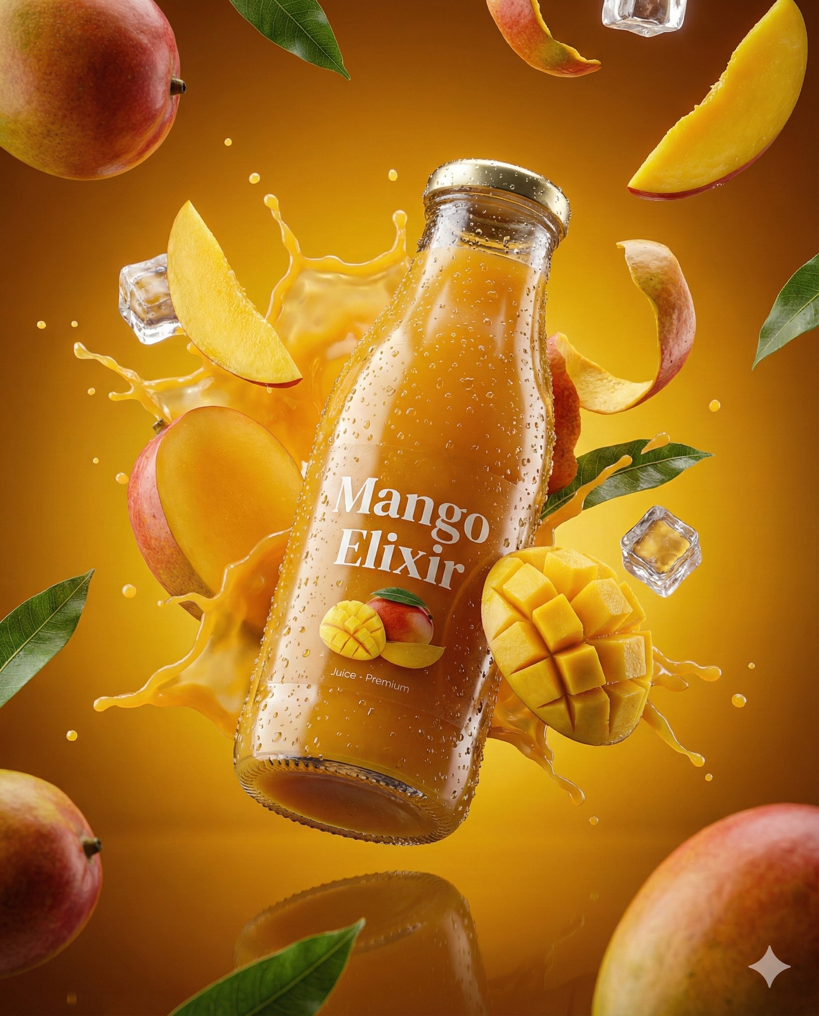 Ultra-Realistic Premium Cherry Juice Bottle Product Shot (2)؛ عکس ساخته‌شده با هوش مصنوعی و پرامپت فارسی در Axeto