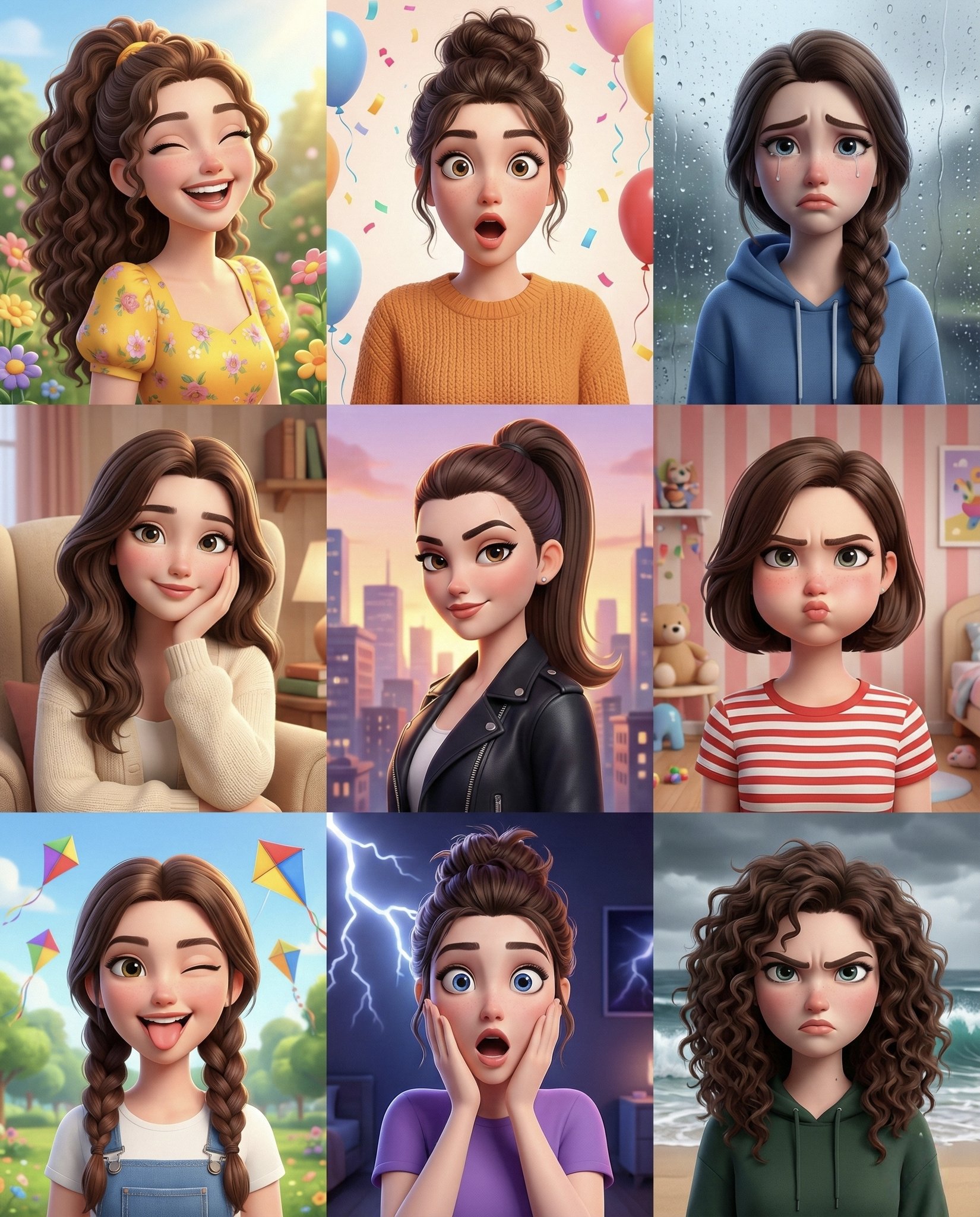 3D Cartoon Portraits؛ عکس ساختهشده با هوش مصنوعی و پرامپت فارسی در Axeto