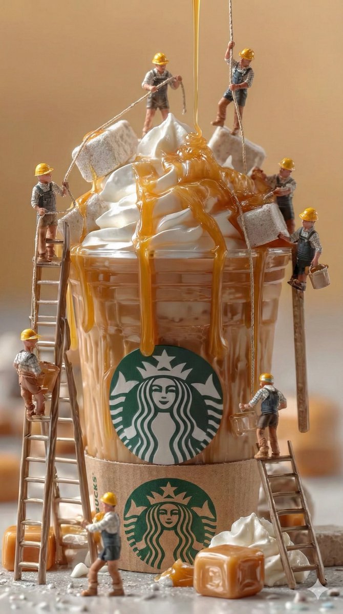 Starbucks Gemini Nano Banana 3.0 (4)؛ عکس ساخته‌شده با هوش مصنوعی و پرامپت فارسی در Axeto