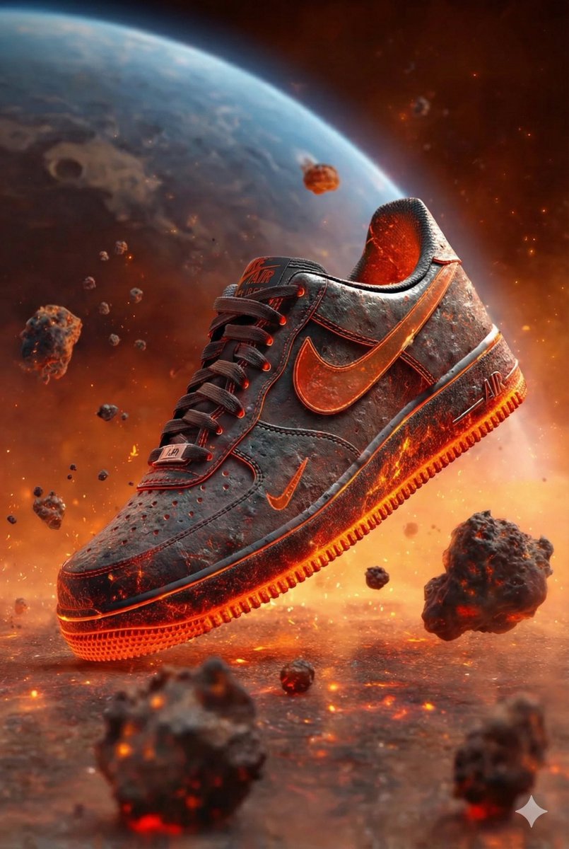 AI Nike Sneakers Gemini Nano Banana 3.0 (2)؛ عکس ساخته‌شده با هوش مصنوعی و پرامپت فارسی در Axeto