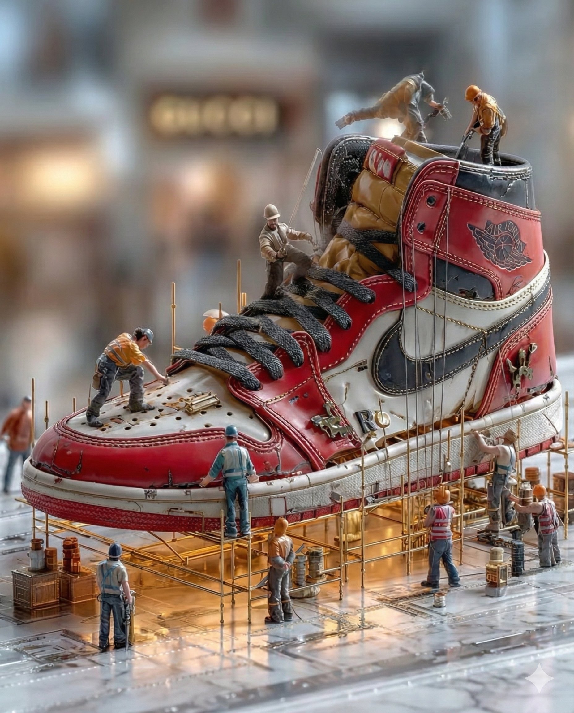 Ai Sneakers Gemini Nano Banana 3.0 (1)؛ عکس ساخته‌شده با هوش مصنوعی و پرامپت فارسی در Axeto