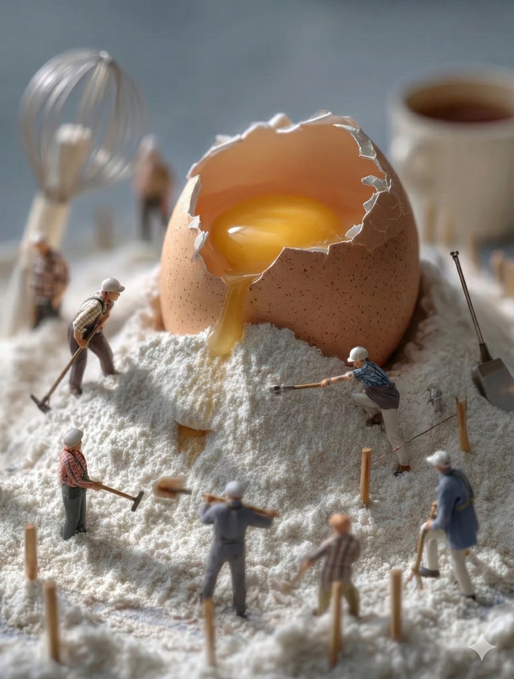Miniature Worlds & Macro Food (2)؛ عکس ساخته‌شده با هوش مصنوعی و پرامپت فارسی در Axeto