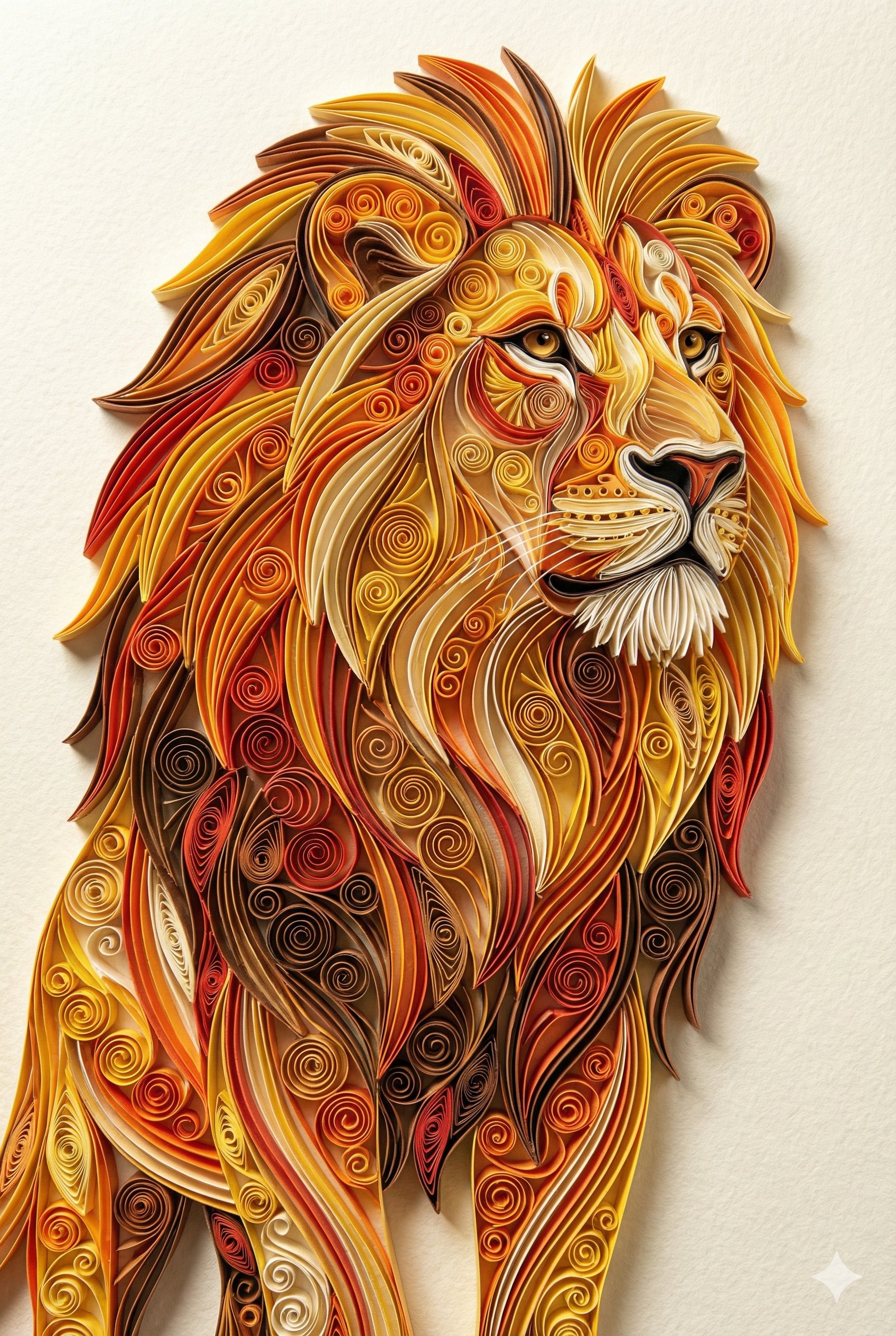 Paper Quilling Tiger Art (4)؛ محتوای مرتبط هوش مصنوعی در Axeto