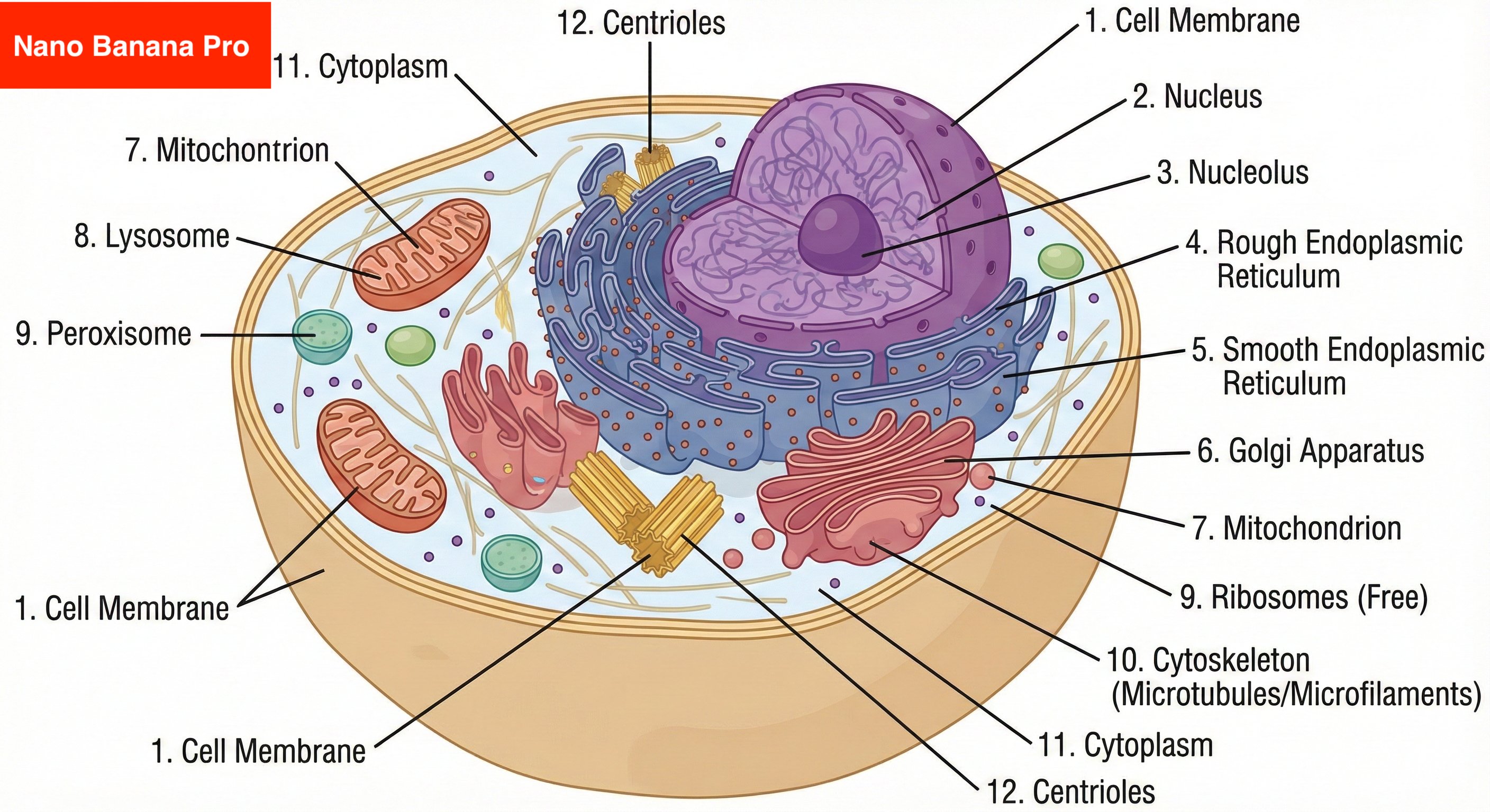 Human Cell and Nano Banana Image (2)؛ عکس ساختهشده با هوش مصنوعی و پرامپت فارسی در Axeto