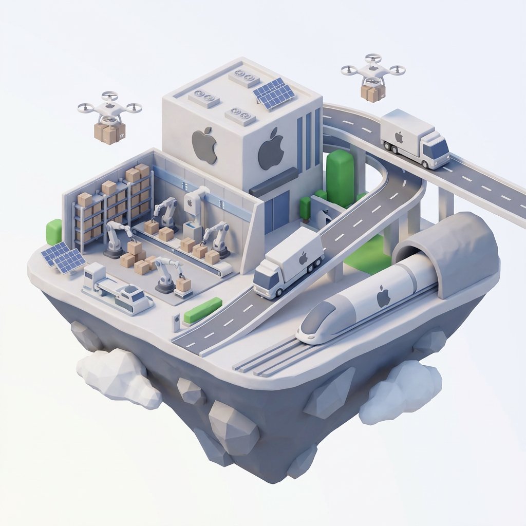 Nano Banana Pro: Transforming Logos into 3D Isometric Logistics Hub؛ عکس ساخته‌شده با هوش مصنوعی و پرامپت فارسی در Axeto