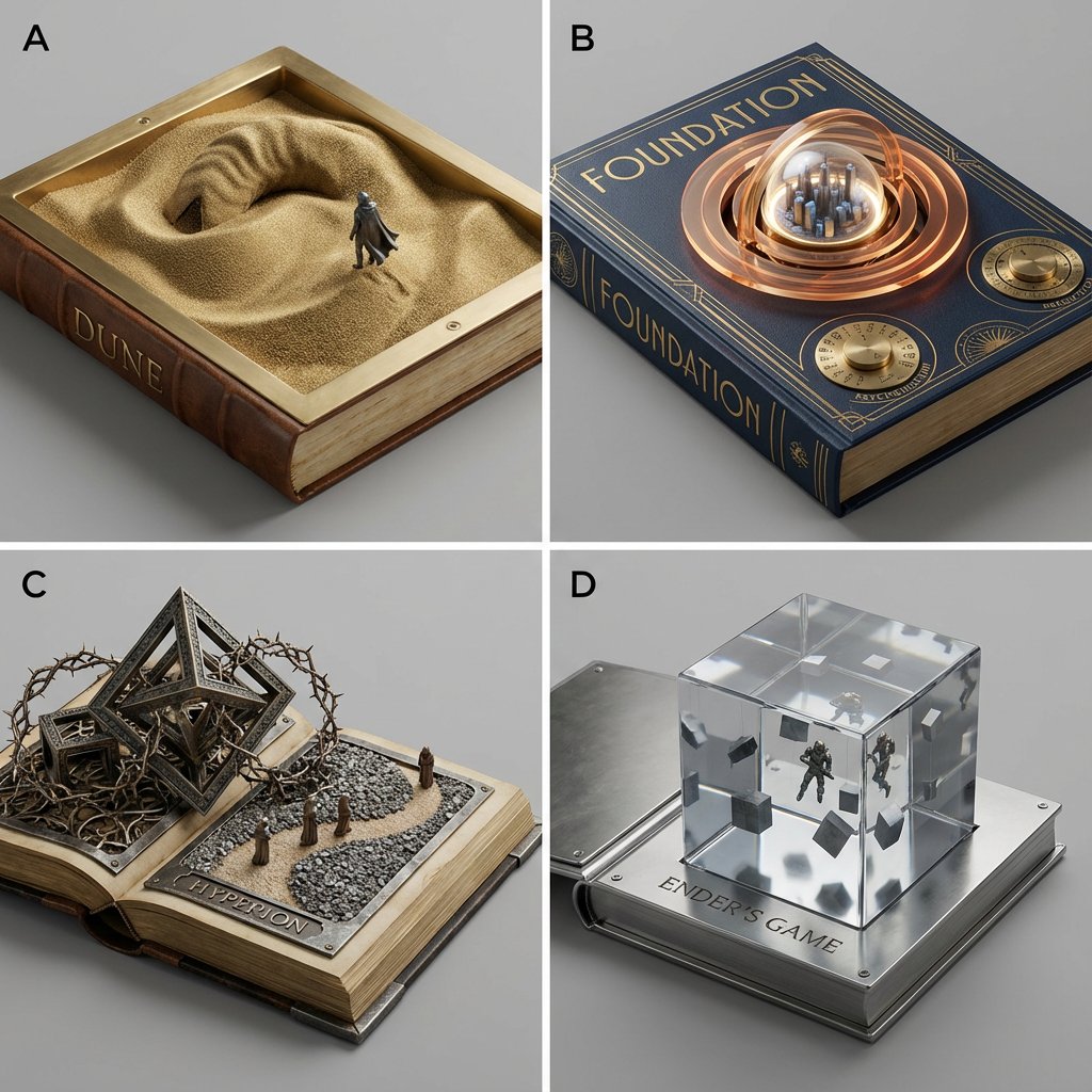Nano Banana Pro Book Prompt: Exploring Different Styles and Kinetic Sculptures؛ محتوای مرتبط هوش مصنوعی در Axeto